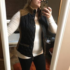 Montana Co Black Cognac Vest